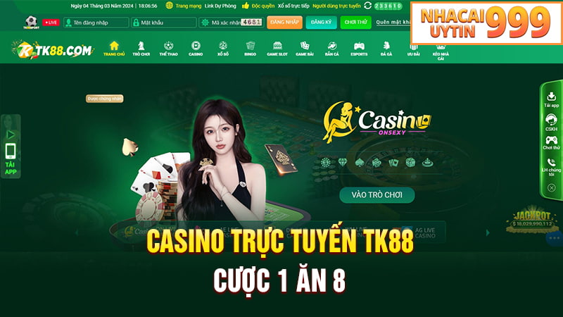 Casino trực tuyến TK88
