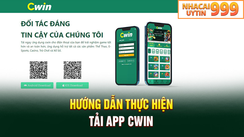 Hướng dẫn tải app CWIN
