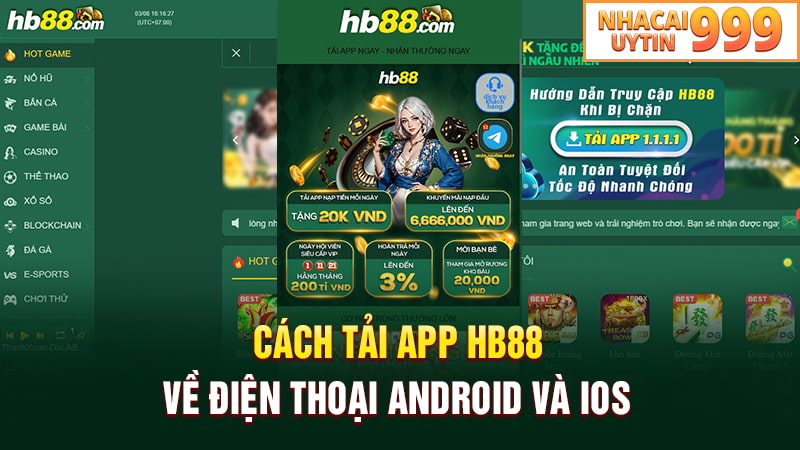 Hướng dẫn tải app HB88